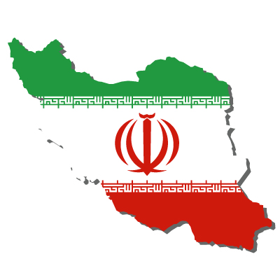 イラン・イスラム共和国無料フリーイラスト｜無地・国旗付